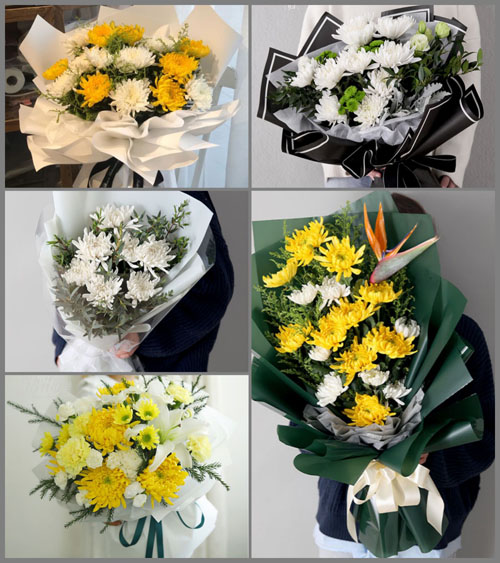 贵州毕节市纳雍县雍熙镇石板河村白事花束代送